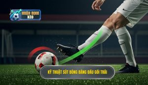 Kỹ thuật sút bóng bằng đầu gối trái