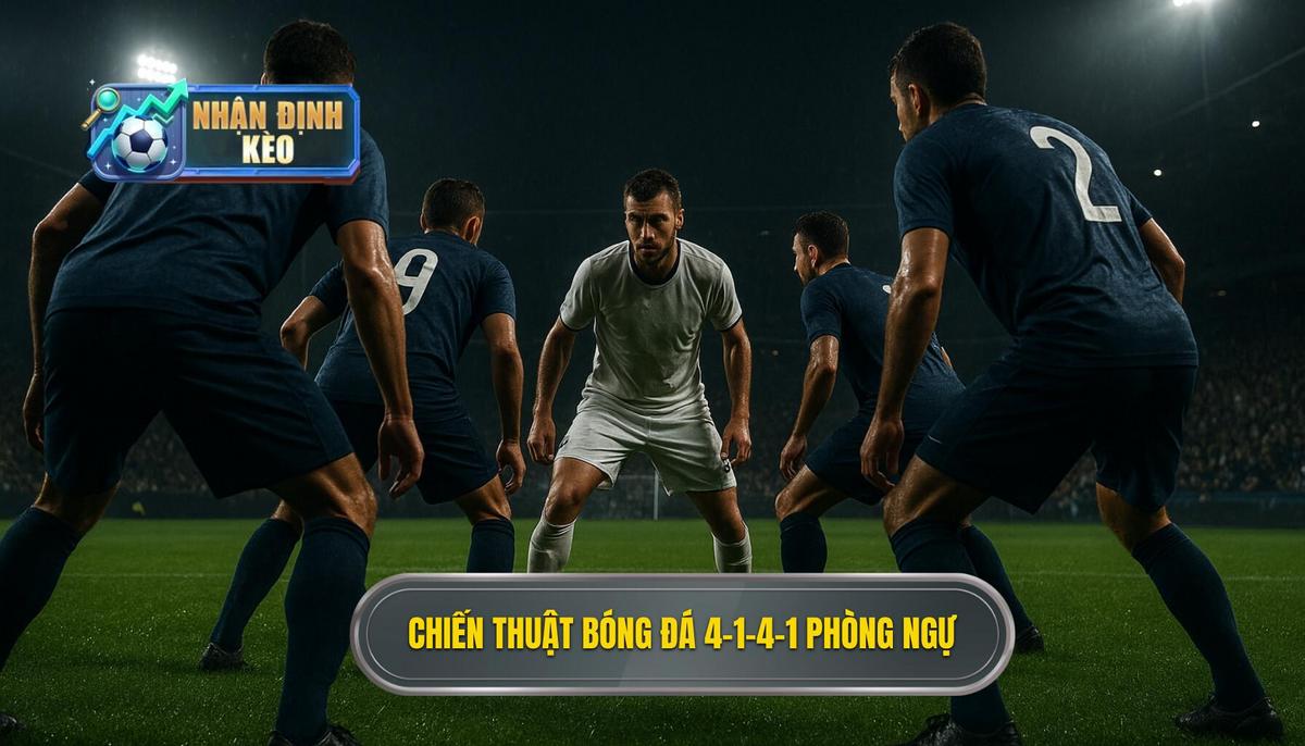Chiến thuật bóng đá 4-1-4-1 phòng ngự