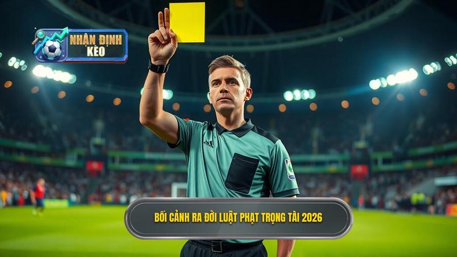 1. Bối cảnh ra đời Luật phạt trọng tài 2026