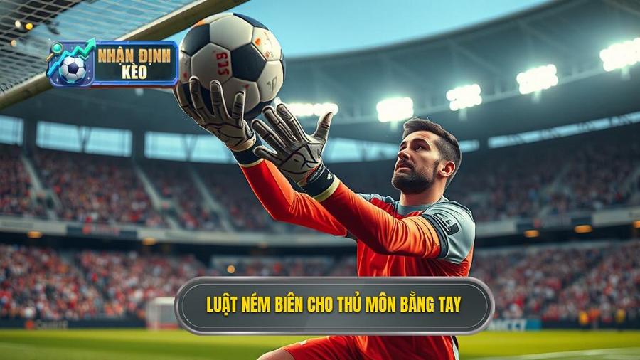 1. Luật ném biên cho thủ môn bằng tay