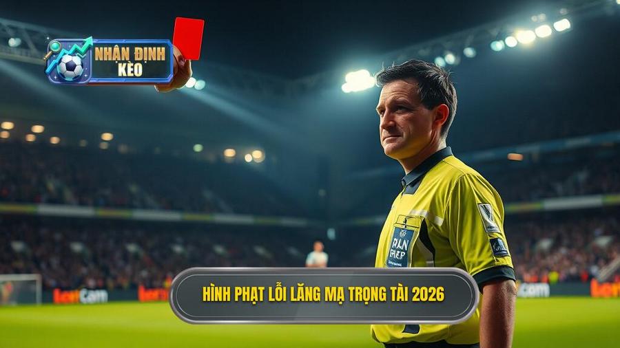 2. Hình phạt lỗi lăng mạ trọng tài 2026