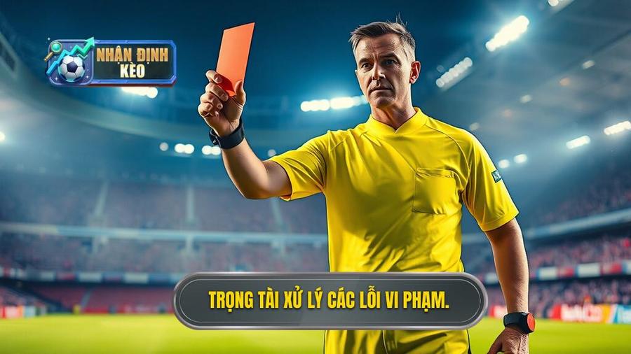 2. Trọng tài xử lý các lỗi vi phạm.