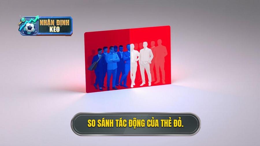 3. So sánh tác động của thẻ đỏ.