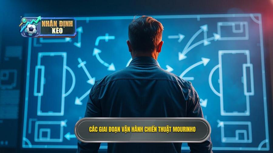 Các giai đoạn vận hành chiến thuật Jose Mourinho