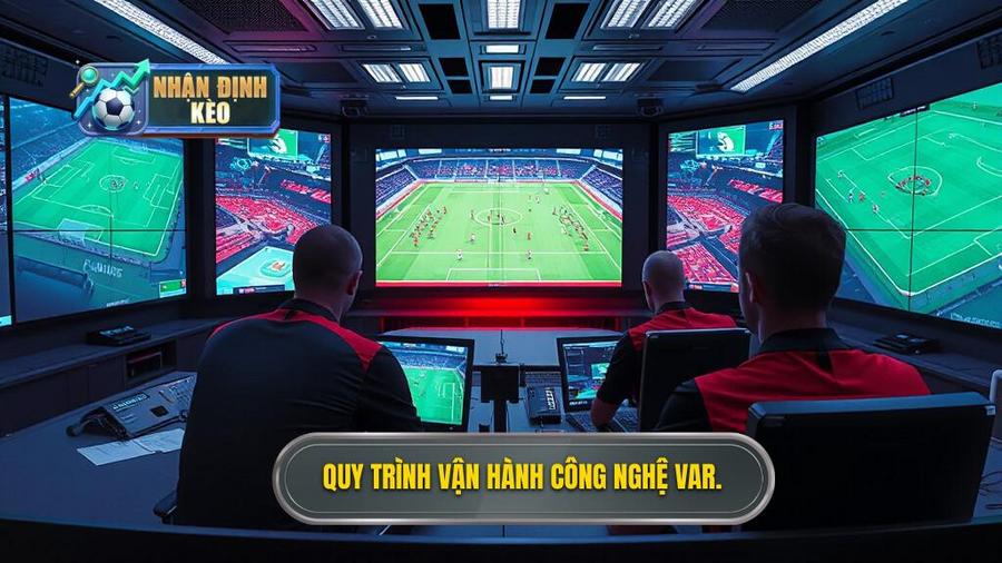 Quy trình vận hành: Công nghệ VAR trong bóng đá hoạt động thế nào