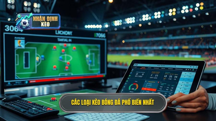 Các loại kèo thường gặp trong bản tin nhận định bóng đá chuyên gia