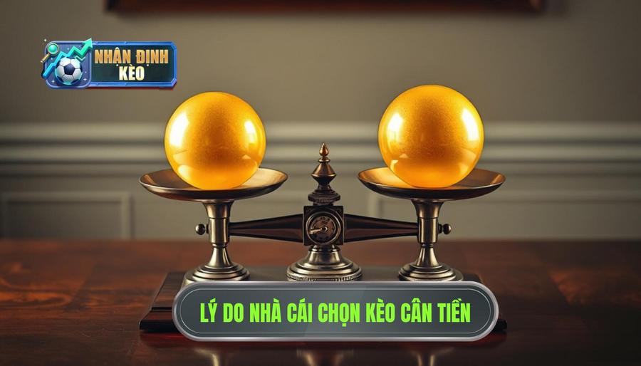 Tại sao nhà cái luôn hướng tới kèo cân tiền?